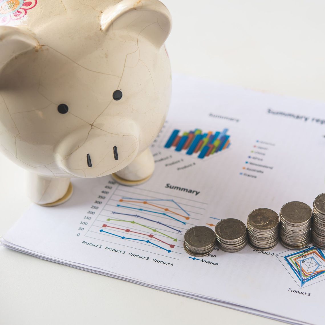 piggy bank and savings